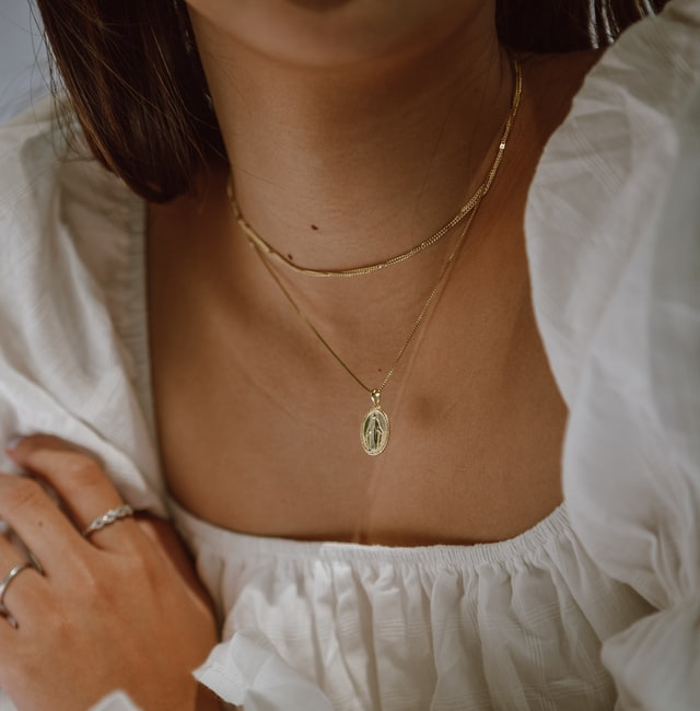 Necklace Two Circles Necklace Two Circles